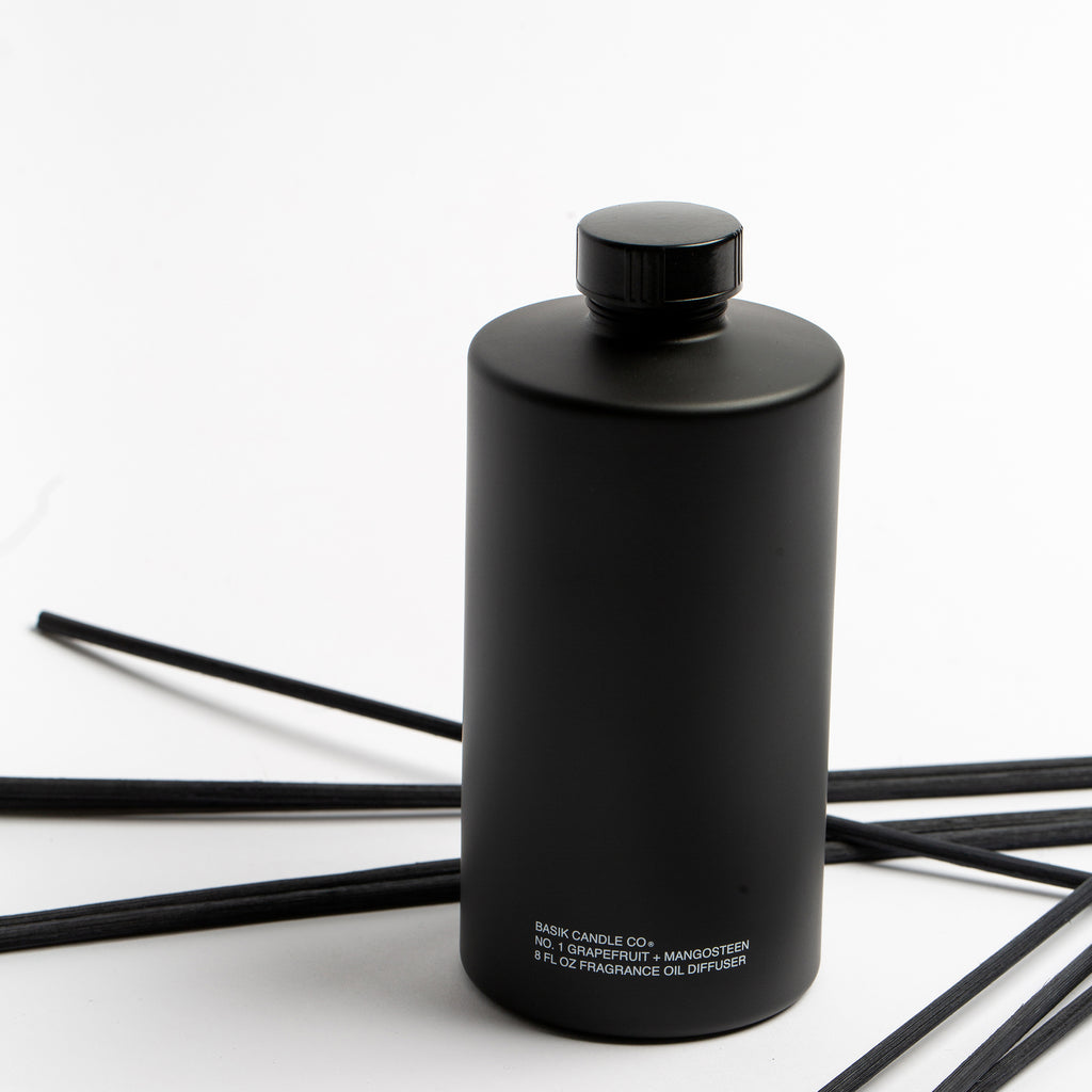 No. 4 Blood Orange + Bergamot Reed Diffuser – BASIK CANDLE CO