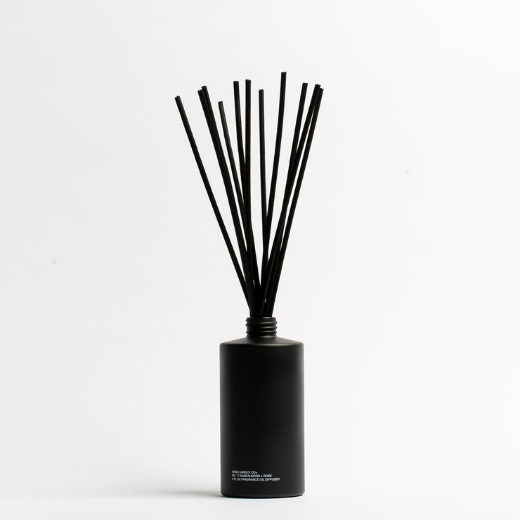 No. 17 Sandalwood + Rose Reed Diffuser – BASIK CANDLE CO