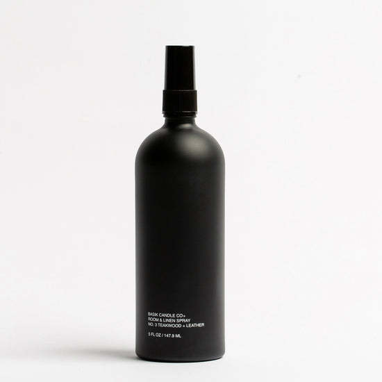 No. 3 Teakwood + Leather room & linen spray